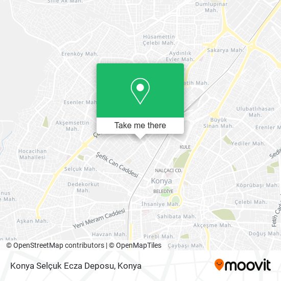 Konya Selçuk Ecza Deposu map
