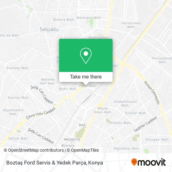 Boztaş Ford Servis & Yedek Parça map