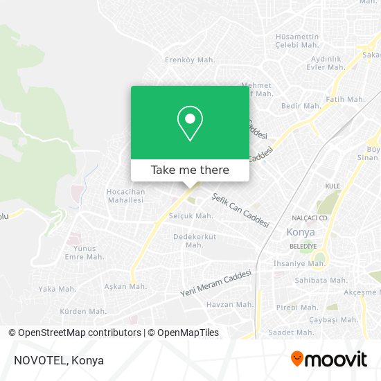 NOVOTEL map