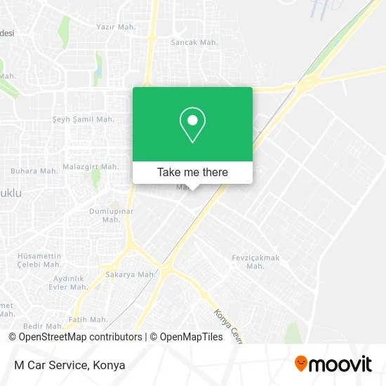M Car Service map