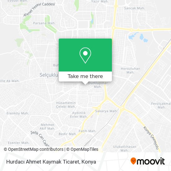 Hurdacı Ahmet Kaymak Ticaret map