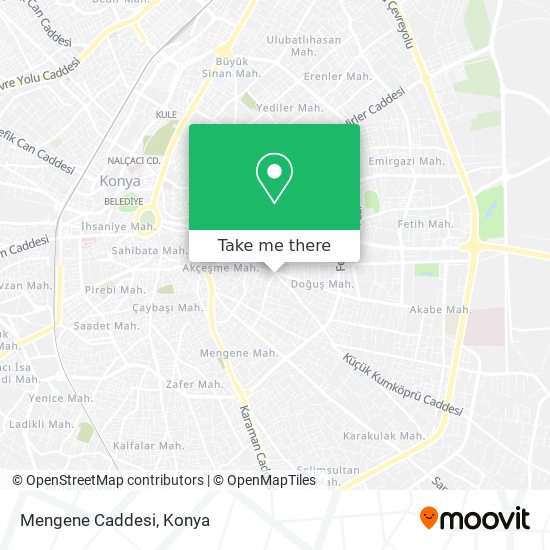 Mengene Caddesi map