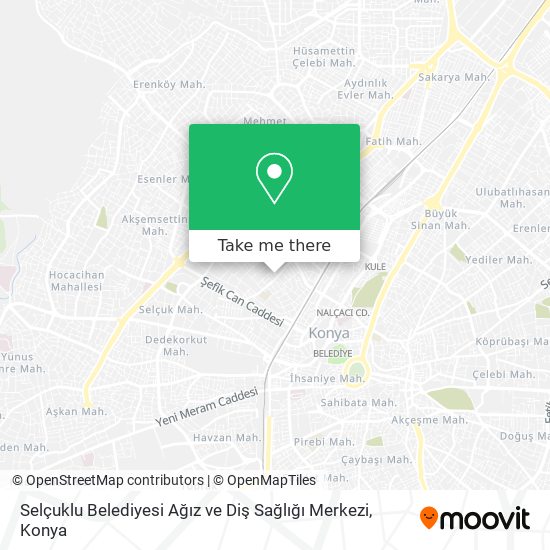 Selçuklu Belediyesi Ağız ve Diş Sağlığı Merkezi map