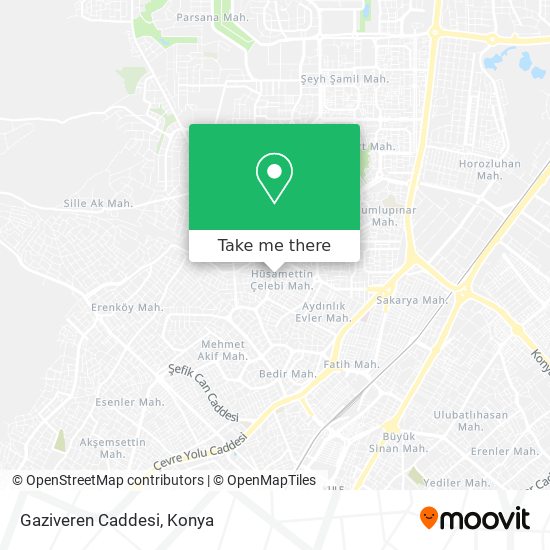 Gaziveren Caddesi map