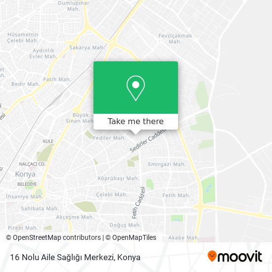 16 Nolu Aile Sağlığı Merkezi map