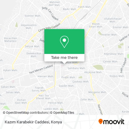 Kazım Karabekir Caddesi map