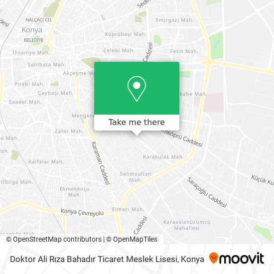 Doktor Ali Rıza Bahadır Ticaret Meslek Lisesi map