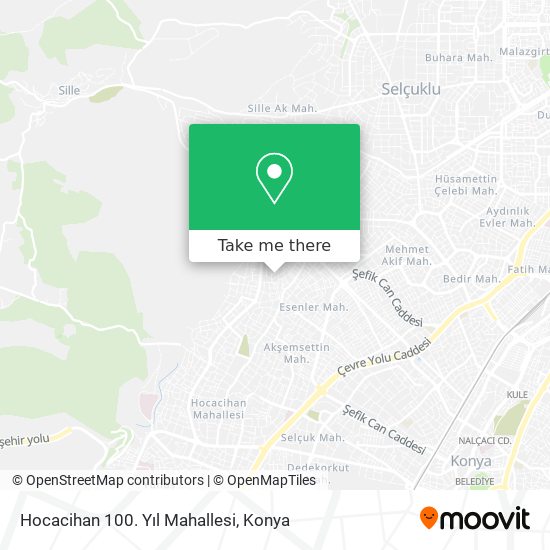 Hocacihan 100. Yıl Mahallesi map