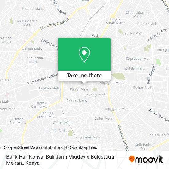 Balık Hali Konya. Balıkların Migdeyle Buluştugu Mekan. map