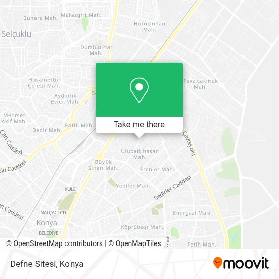 Defne Sitesi map
