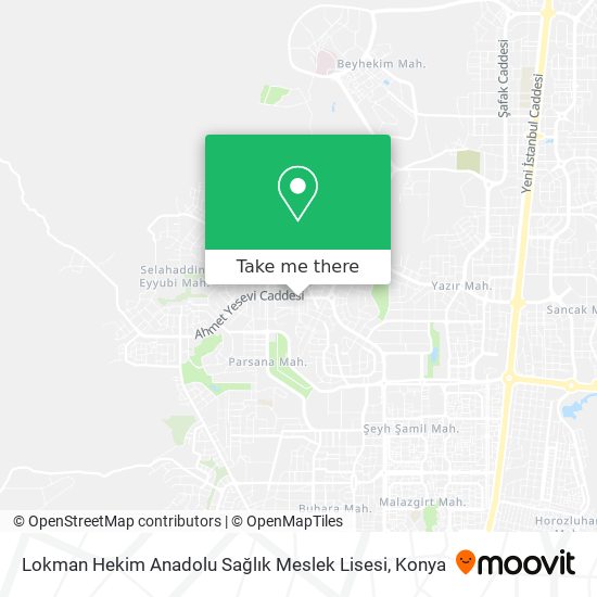 Lokman Hekim Anadolu Sağlık Meslek Lisesi map