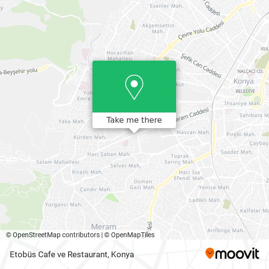 Etobüs Cafe ve Restaurant map