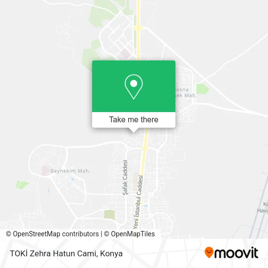 TOKİ Zehra Hatun Cami map