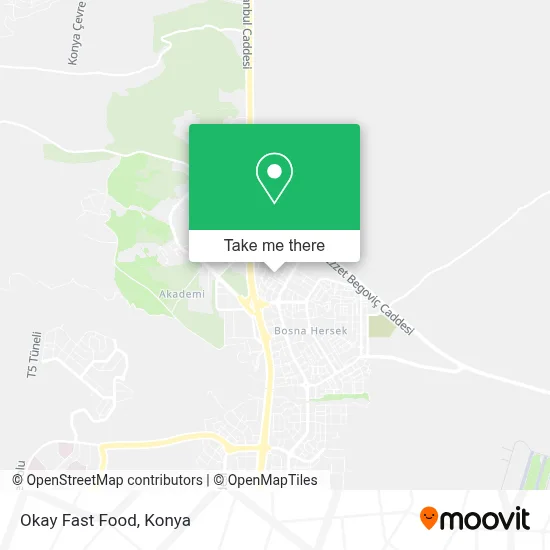 Okay Fast Food map