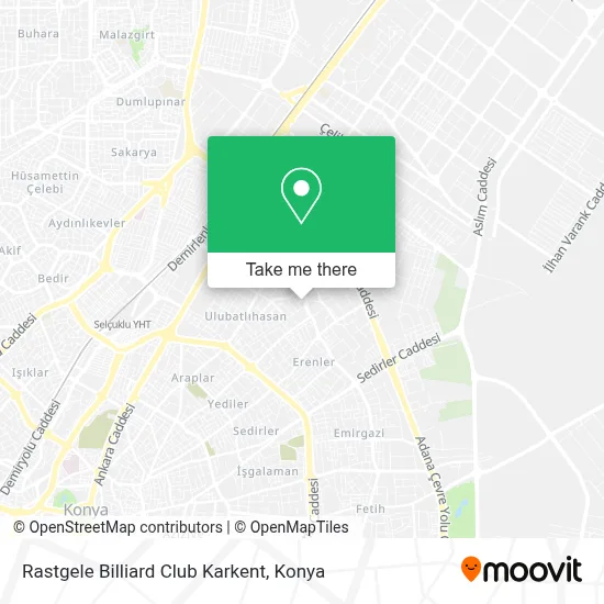 Rastgele Billiard Club Karkent map