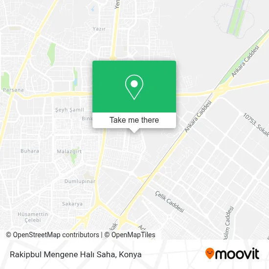 Rakipbul Mengene Halı Saha map