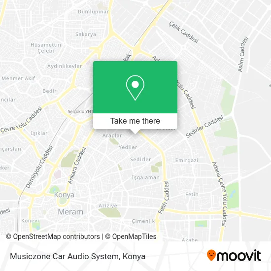 Musiczone Car Audio System map
