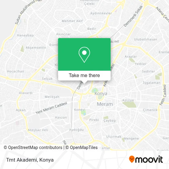 Tmt Akademi map