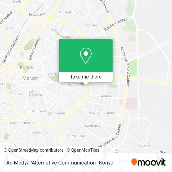 Ac Medya  'Alternative Communication' map