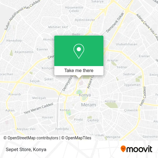 Sepet Store map