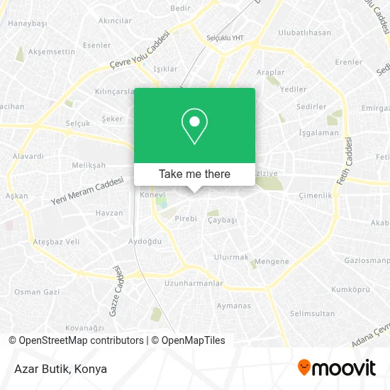 Azar Butik map