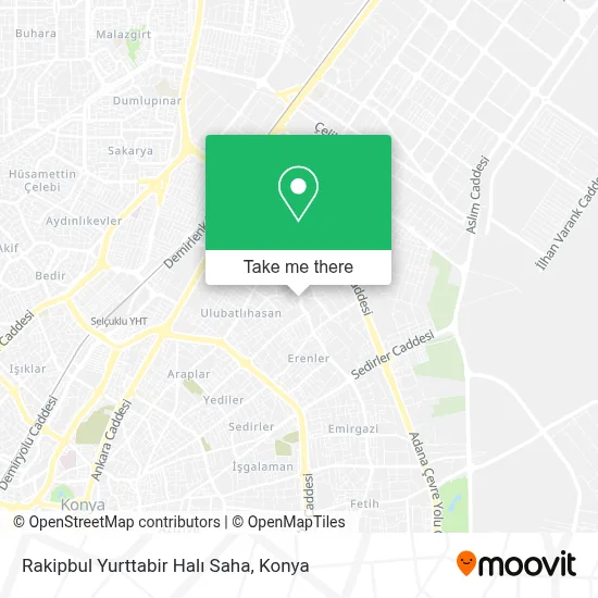 Rakipbul Yurttabir Halı Saha map