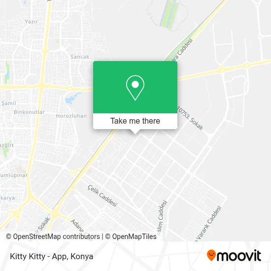 Kitty Kitty - App map