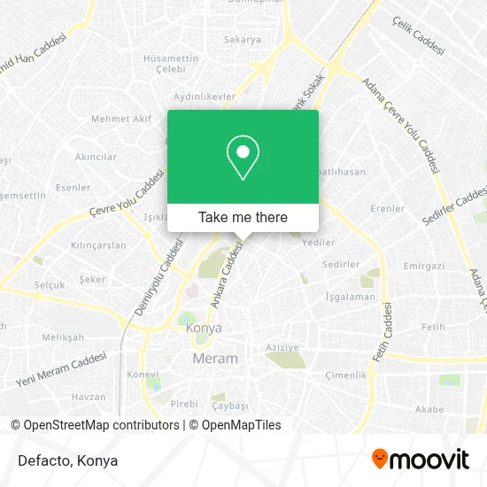 Defacto map