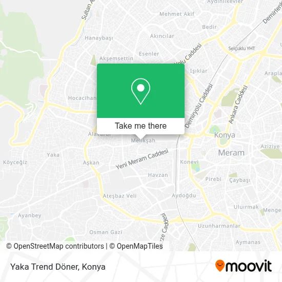 Yaka Trend Döner map