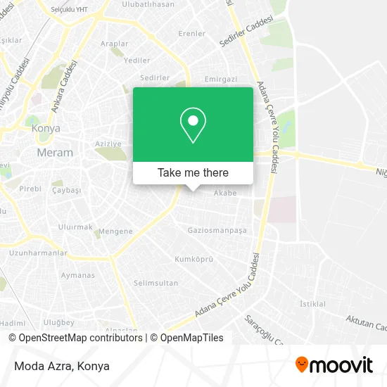 Moda Azra map