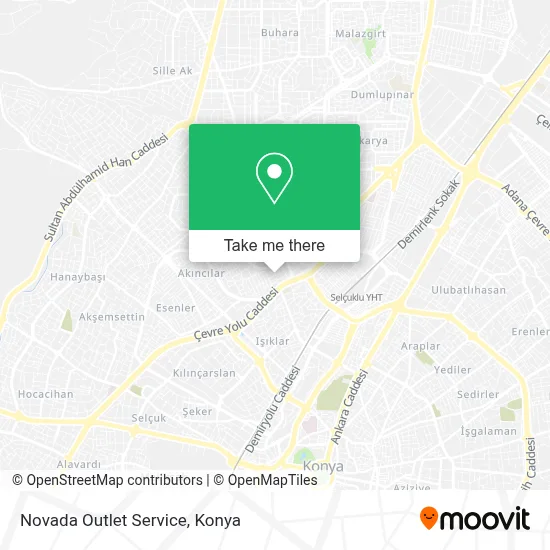 Novada Outlet Service map