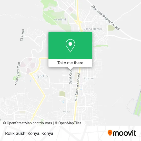 Rolik Sushi Konya map