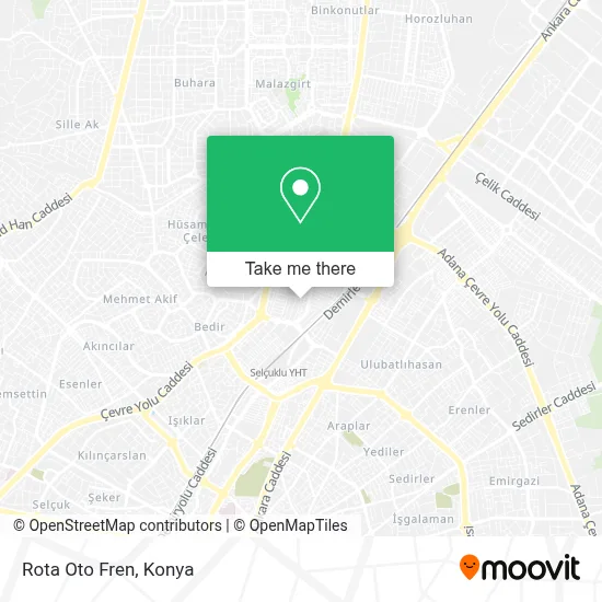 Rota Oto Fren map