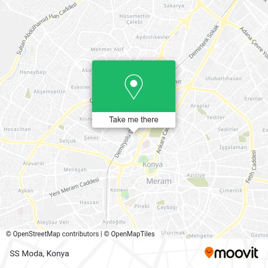 SS Moda map