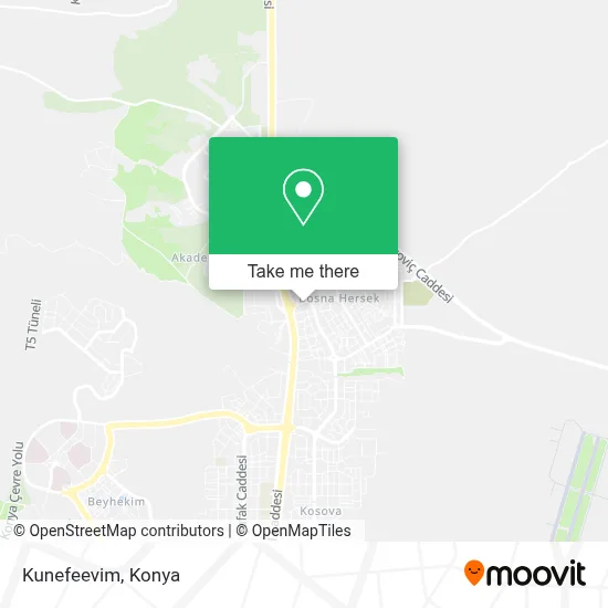 Kunefeevim map
