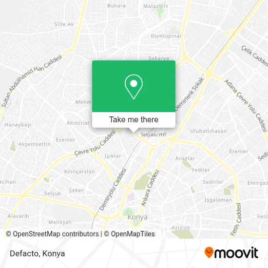 Defacto map