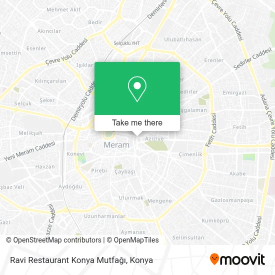 Ravi Restaurant Konya Mutfağı map