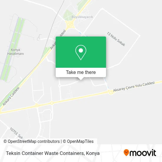 Teksin Container Waste Containers map