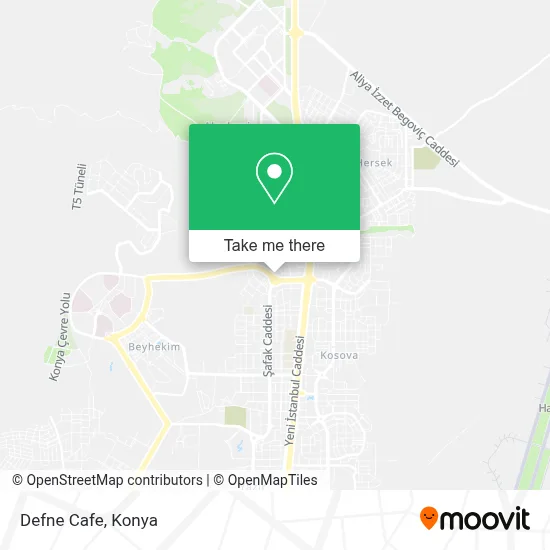 Defne Cafe map
