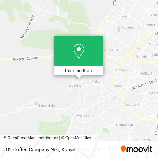 O2 Coffee Company Neü map