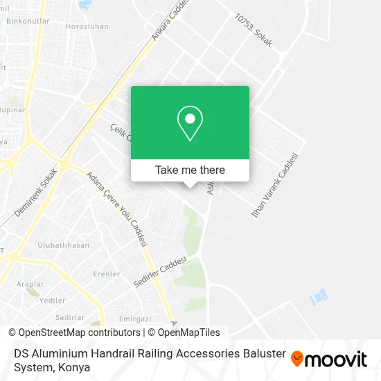 DS Aluminium Handrail Railing Accessories Baluster System map