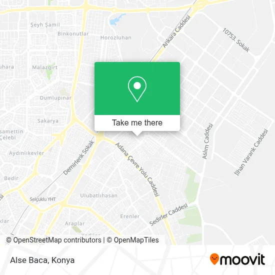 Alse Baca map