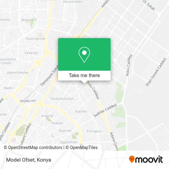 Model Ofset map