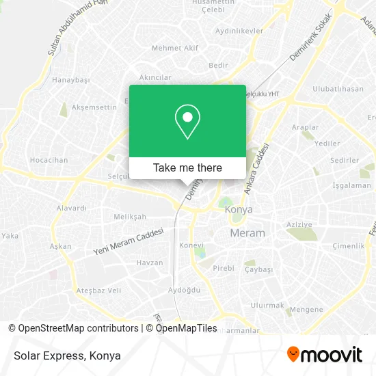 Solar Express map