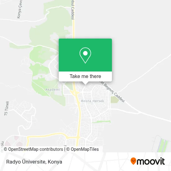 Radyo Üniversite map