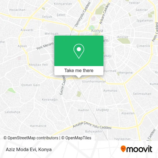 Aziz Moda Evi map