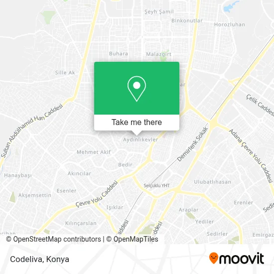 Codeliva map