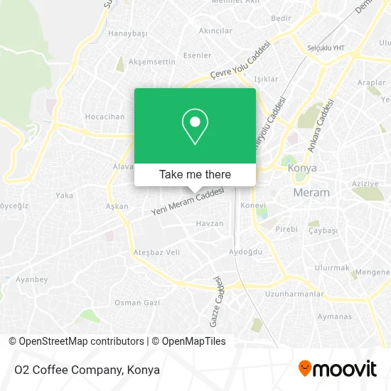 O2 Coffee Company map