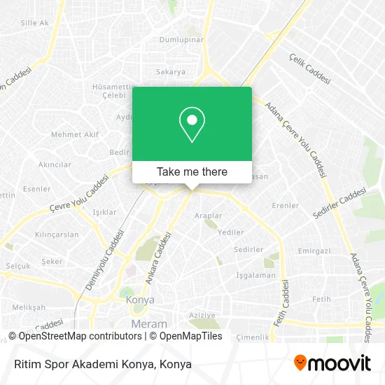 Ritim Spor Akademi Konya map