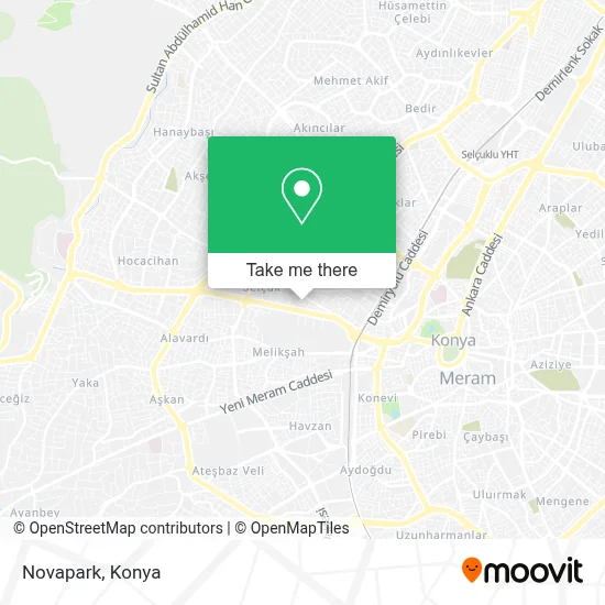 Novapark map